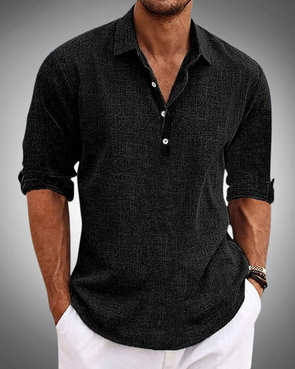 Evan | Refined Button-Front Classic Shirt