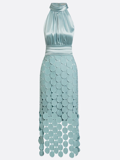 Sophie | Luxe Halter Evening Dress