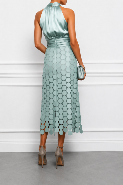 Sophie | Luxe Halter Evening Dress