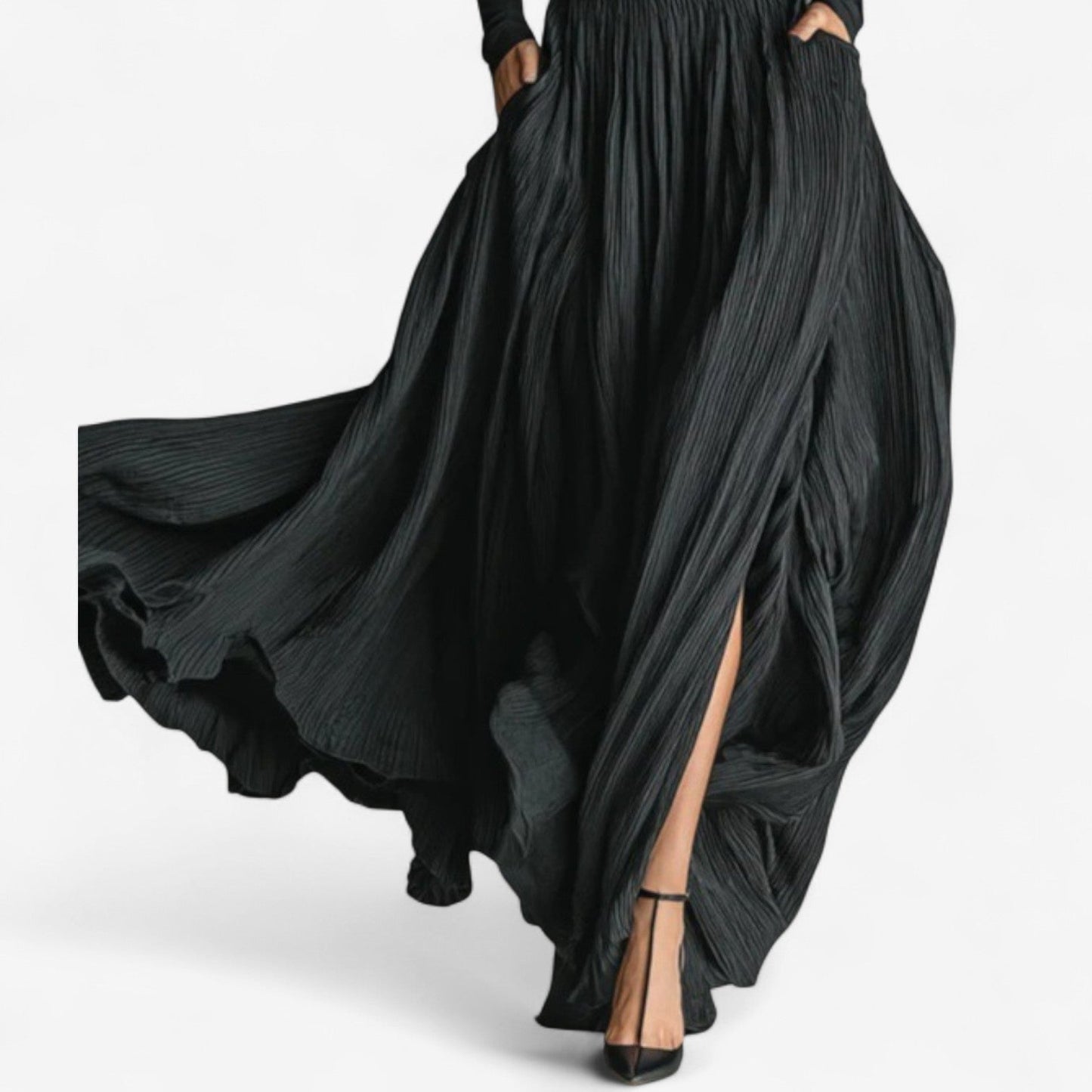 Amelia | High-waist maxi dress