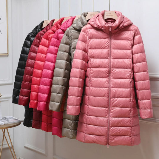Charlotte | Lightweight Hooded Puffer Coat