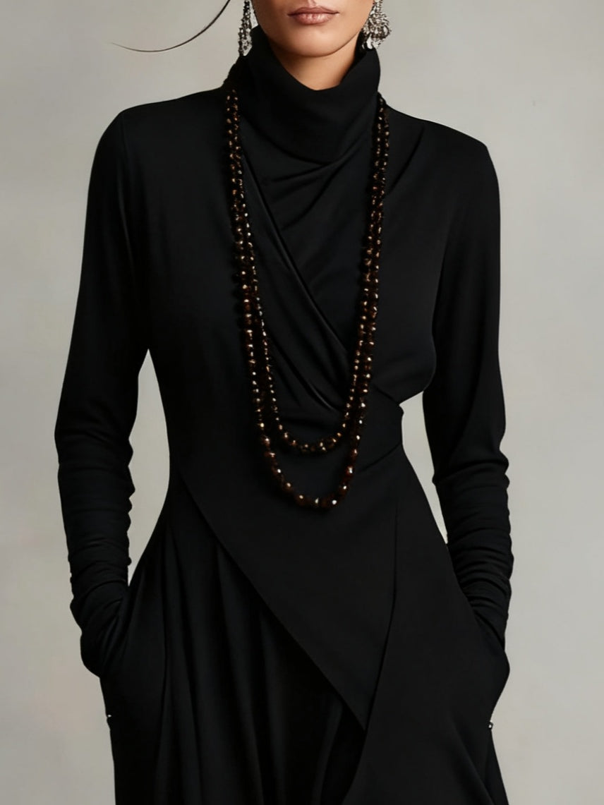 Aurélie |  Artisan Drape Dress