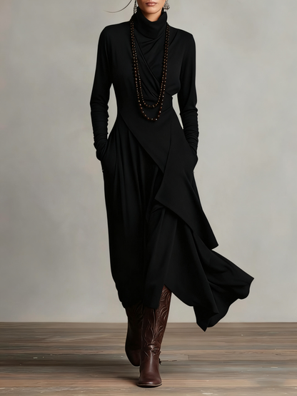 Aurélie |  Artisan Drape Dress