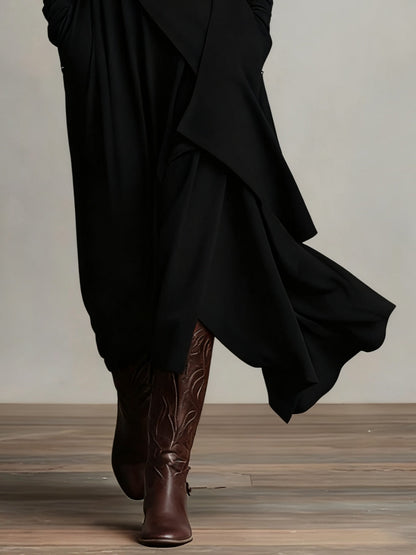 Aurélie |  Artisan Drape Dress