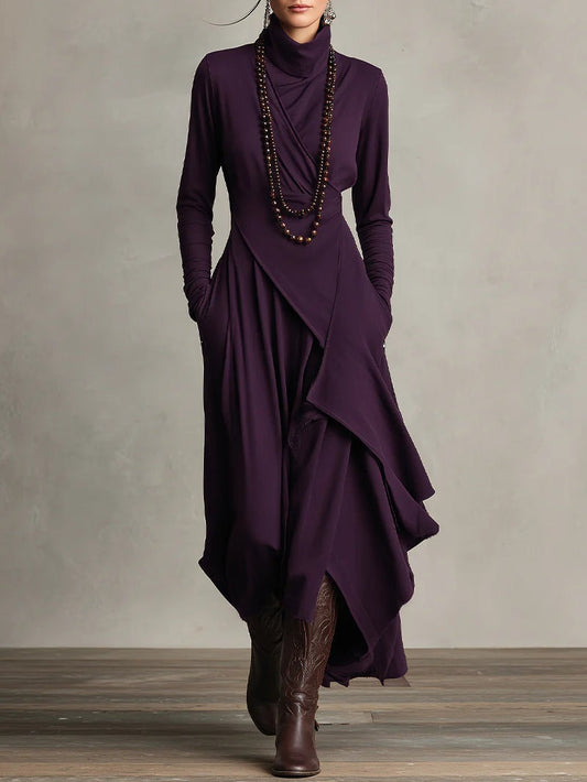 Aurélie |  Artisan Drape Dress