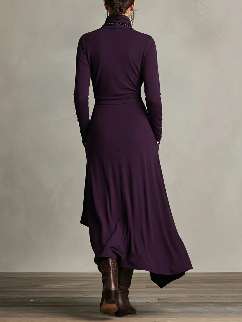 Aurélie |  Artisan Drape Dress