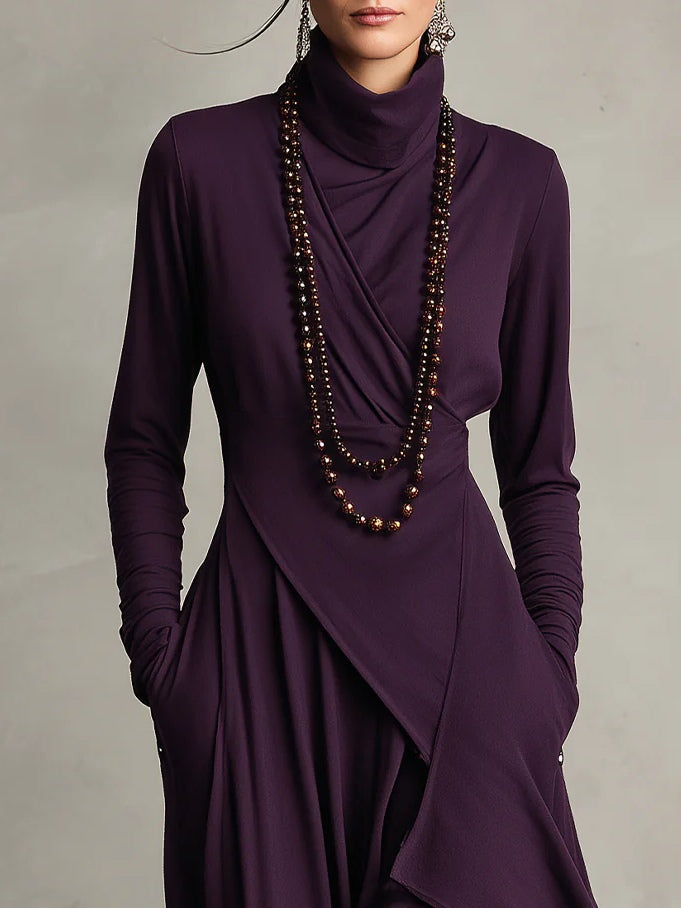 Aurélie |  Artisan Drape Dress