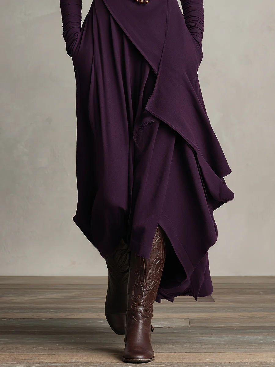 Aurélie |  Artisan Drape Dress