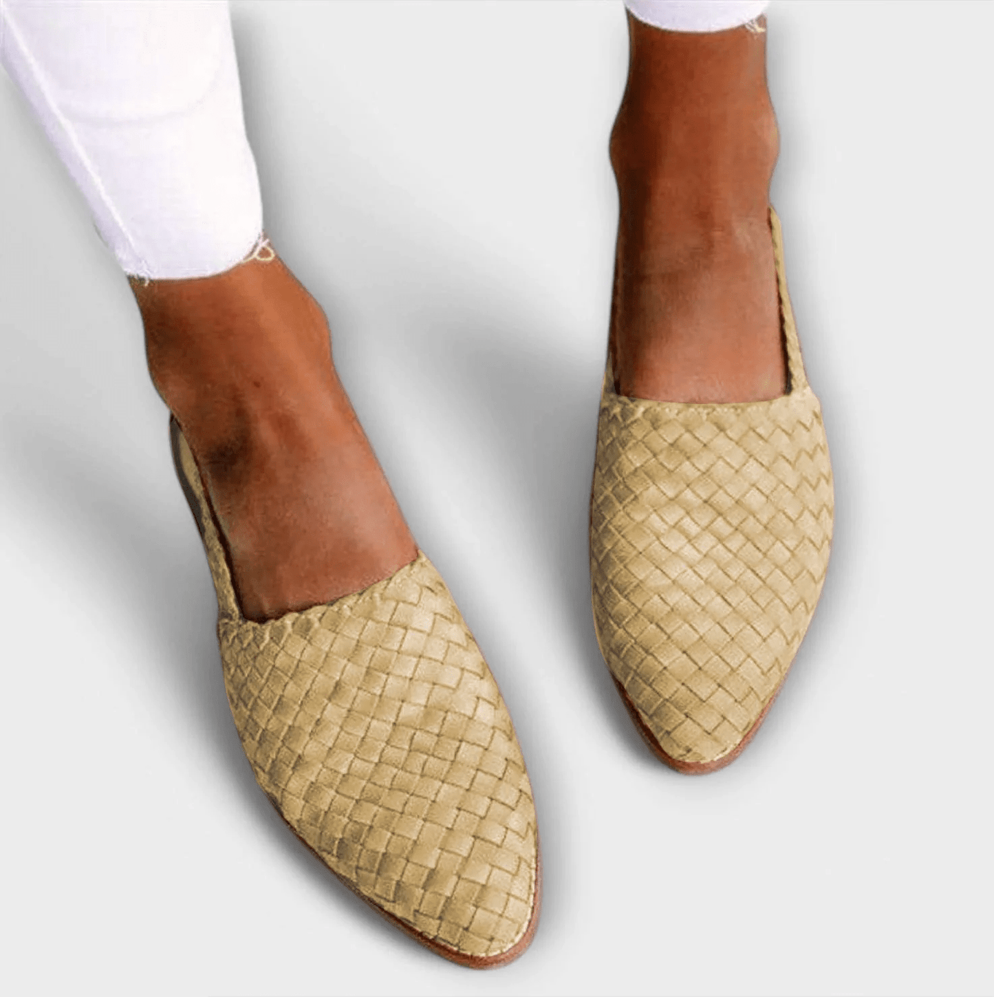 Margot | Handwoven Leather Loafers