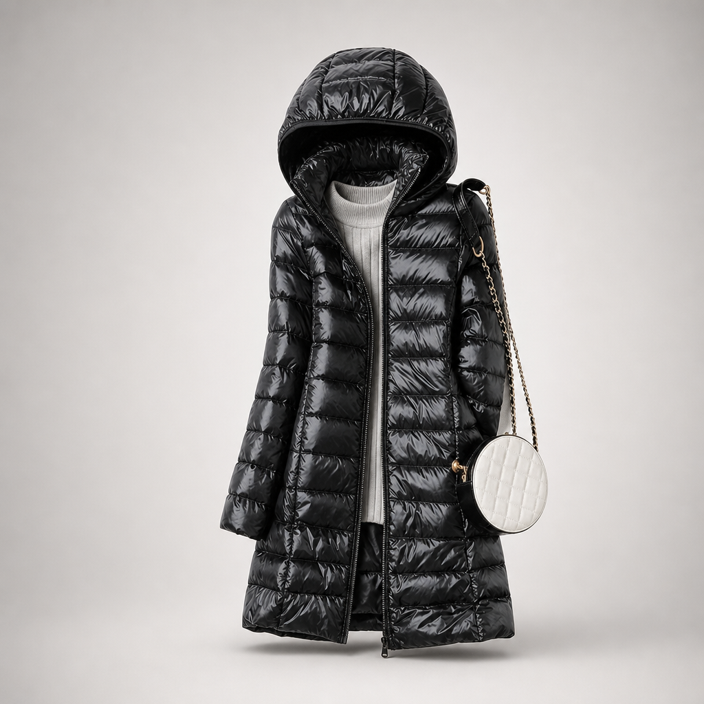 Charlotte | Lightweight Hooded Puffer Coat