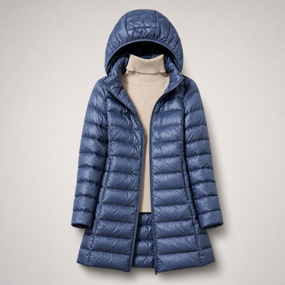 Charlotte | Lightweight Hooded Puffer Coat