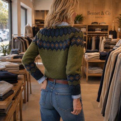 Jessica™ | Heritage Nordic Knit Sweater