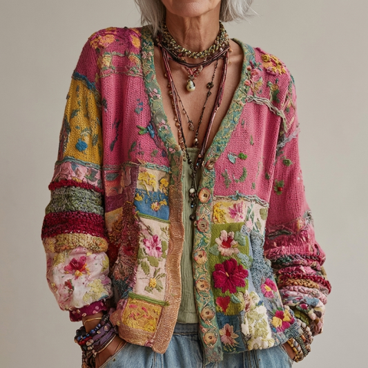 Rosalie | Artisan Patchwork Cardigan